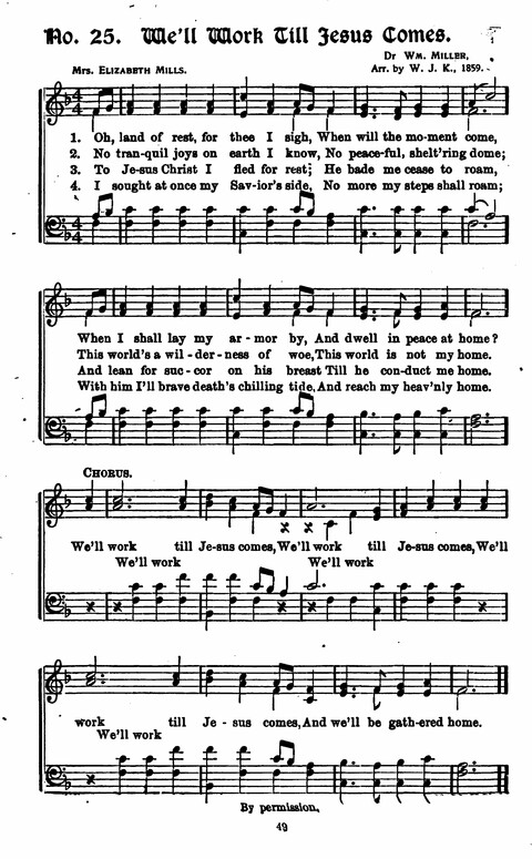 Songs and Praises: for Revivals, Sunday Schools, Singing Schools, and General Church Work page 33