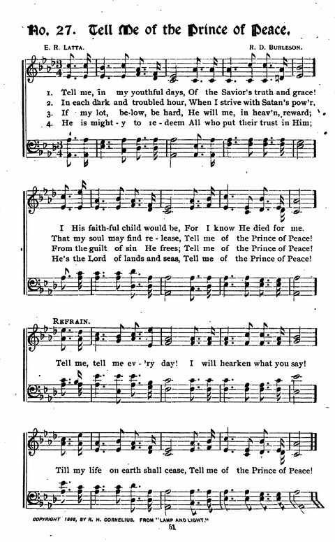 Songs and Praises: for Revivals, Sunday Schools, Singing Schools, and General Church Work page 35