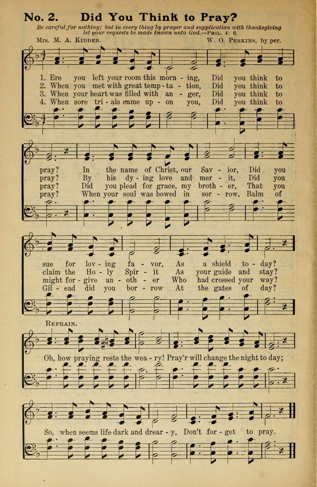 Song Praises: for the Sunday school, Christian workers