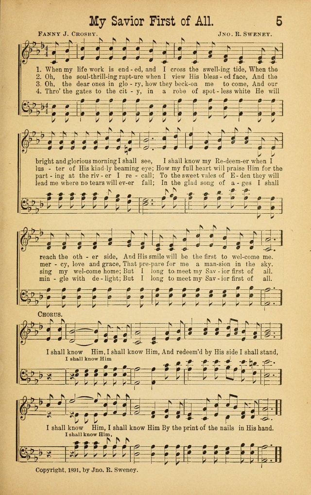 Song Praises: for Sunday schools, Epworth League meetings,Christian Endeavor and young people