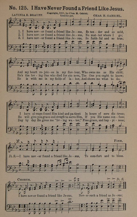 Sacred Praise: for Use in Gospel Meetings, Evangelistic Services ... page 125