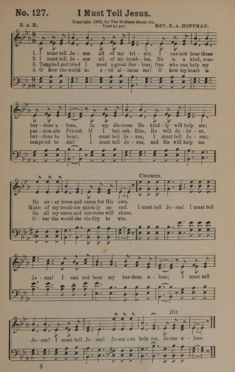 Sacred Praise: for Use in Gospel Meetings, Evangelistic Services ... page 127