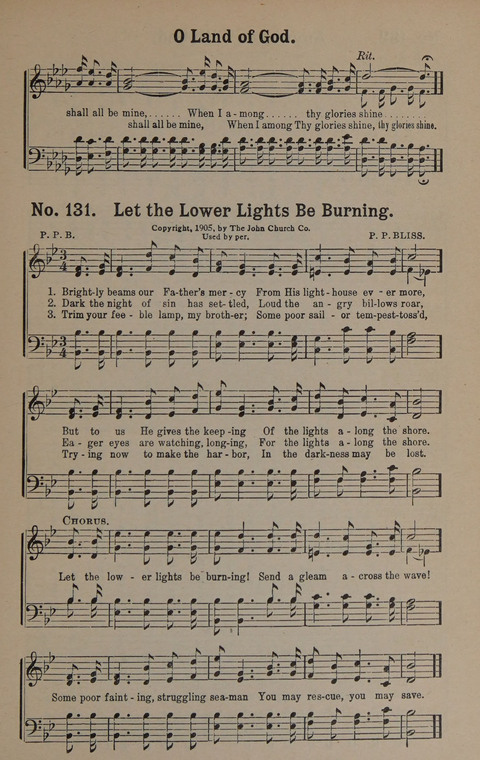 Sacred Praise: for Use in Gospel Meetings, Evangelistic Services ... page 131