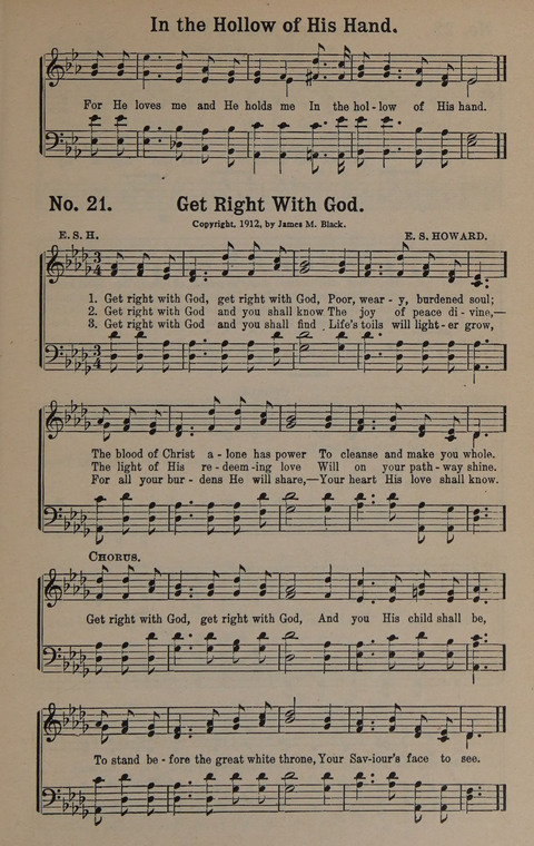 Sacred Praise: for Use in Gospel Meetings, Evangelistic Services ... page 21