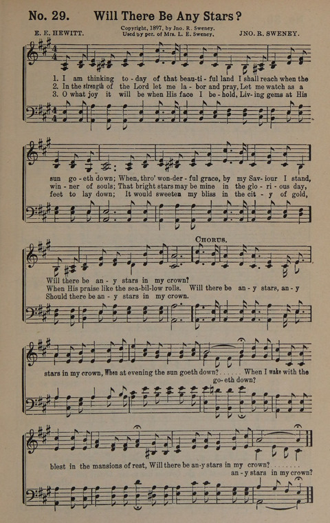 Sacred Praise: for Use in Gospel Meetings, Evangelistic Services ... page 29