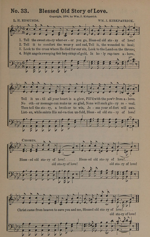 Sacred Praise: for Use in Gospel Meetings, Evangelistic Services ... page 33