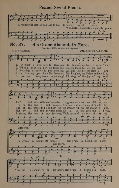 Sacred Praise: for Use in Gospel Meetings, Evangelistic Services ... page 37