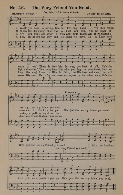 Sacred Praise: for Use in Gospel Meetings, Evangelistic Services ... page 46