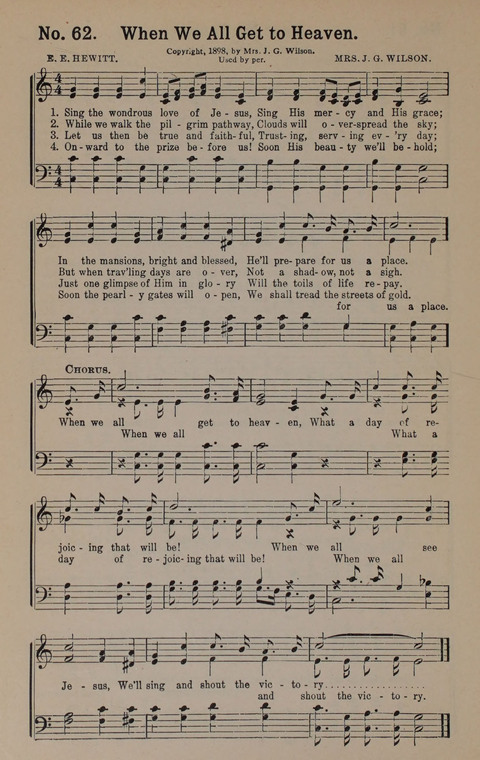 Sacred Praise: for Use in Gospel Meetings, Evangelistic Services ... page 62