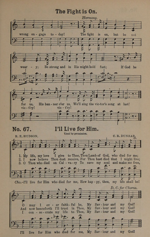 Sacred Praise: for Use in Gospel Meetings, Evangelistic Services ... page 67