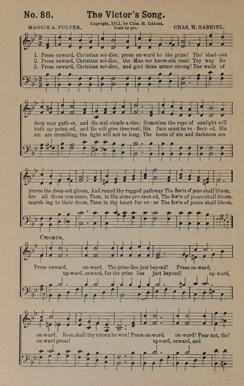 Sacred Praise: for Use in Gospel Meetings, Evangelistic Services ... page 86