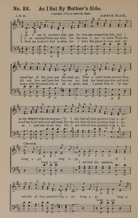 Sacred Praise: for Use in Gospel Meetings, Evangelistic Services ... page 88