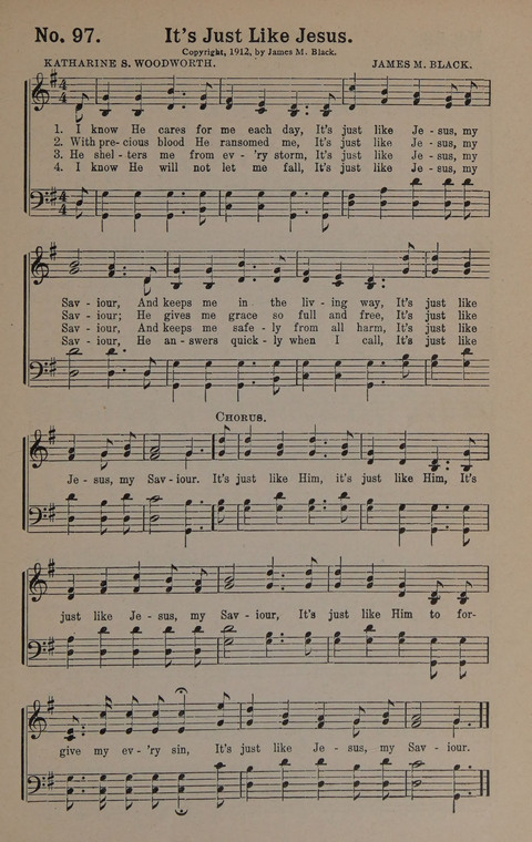 Sacred Praise: for Use in Gospel Meetings, Evangelistic Services ... page 97