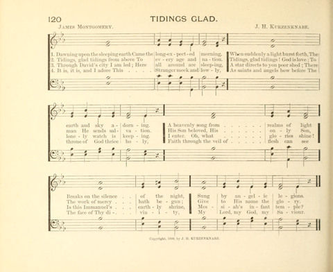 Sowing and Reaping: hymns, tunes and carols for the Snday school, prayer, praise and Gospel service page 120