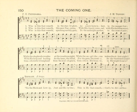 Sowing and Reaping: hymns, tunes and carols for the Snday school, prayer, praise and Gospel service page 150