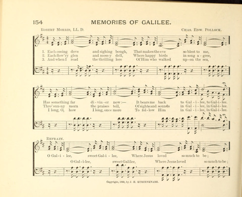 Sowing and Reaping: hymns, tunes and carols for the Snday school, prayer, praise and Gospel service page 154