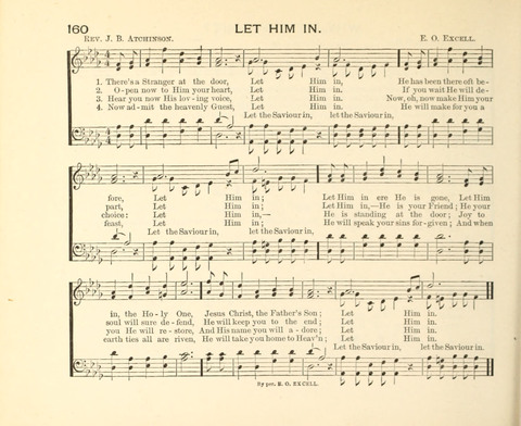 Sowing and Reaping: hymns, tunes and carols for the Snday school, prayer, praise and Gospel service page 160