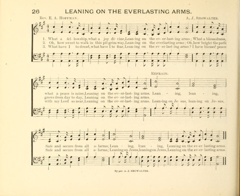 Sowing and Reaping: hymns, tunes and carols for the Snday school, prayer, praise and Gospel service page 26