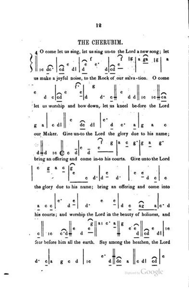 A Sacred Repository of Anthems and Hymns page 12