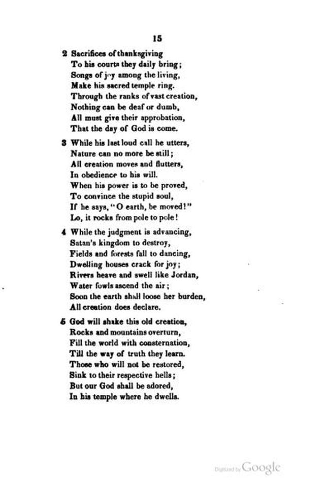 A Sacred Repository of Anthems and Hymns page 15