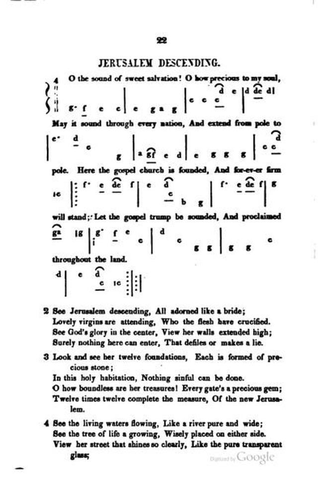 A Sacred Repository of Anthems and Hymns page 22