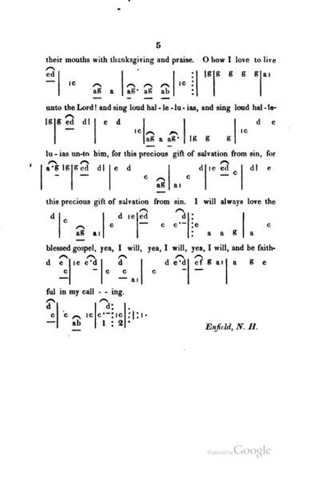 A Sacred Repository of Anthems and Hymns page 5