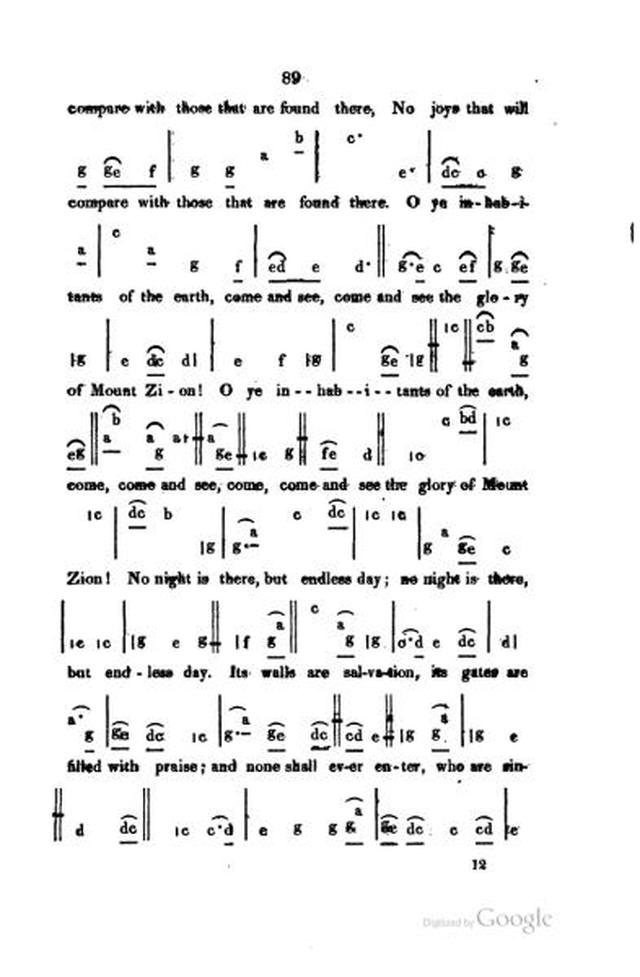 A Sacred Repository of Anthems and Hymns page 99