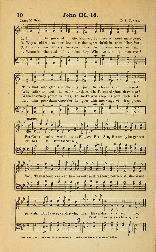 Select Revival Hymns : a collection of new and old hymns suitable for every department of church work, Bible school, young people