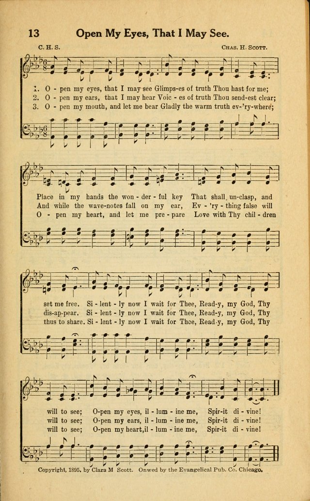 Select Revival Hymns : a collection of new and old hymns suitable for every department of church work, Bible school, young people