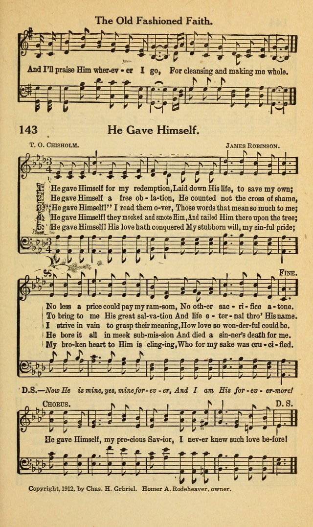 Select Revival Hymns : a collection of new and old hymns suitable for every department of church work, Bible school, young people