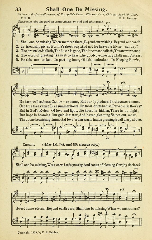 Songs of Redemption and Praise. Rev. page 191