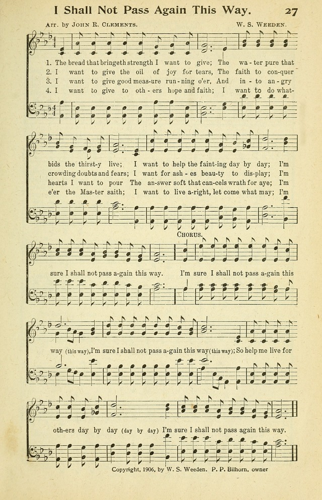 Songs of Redemption and Praise. Rev. page 25