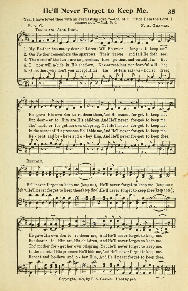 Songs of Redemption and Praise. Rev. page 33