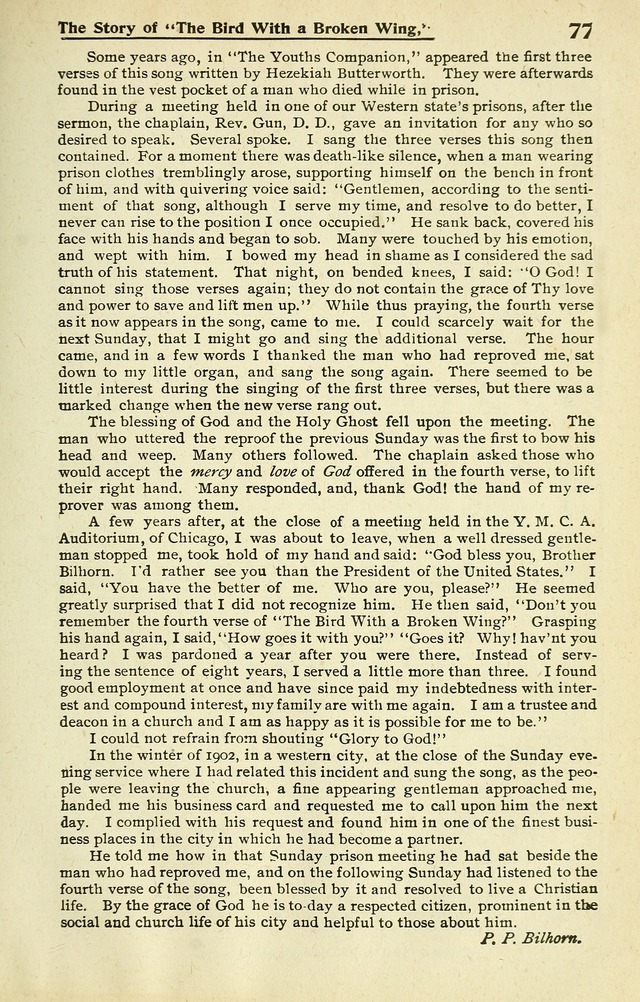 Songs of Redemption and Praise. Rev. page 75