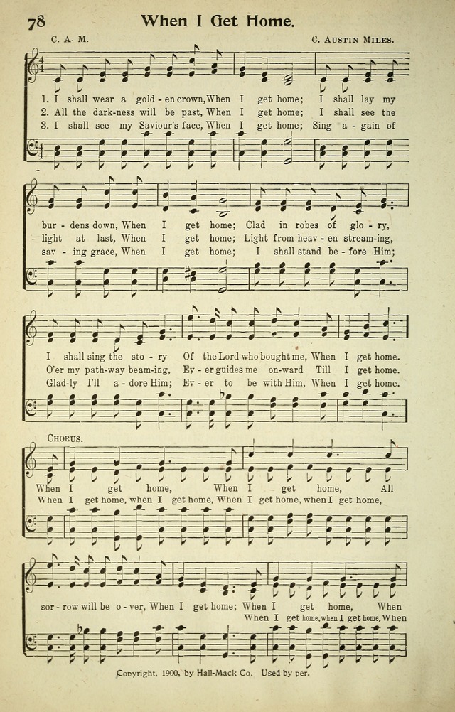 Songs of Redemption and Praise. Rev. page 76