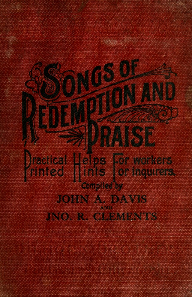 Songs of Redemption and Praise. Rev. page cover