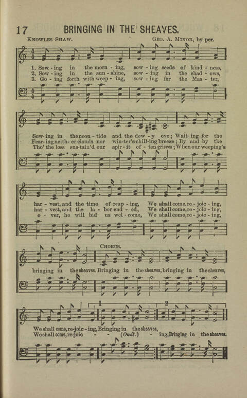 Standard Revival Songs: and Bible Readings. A collection fo music and responsive Bible readings for us in revival meetings page 17