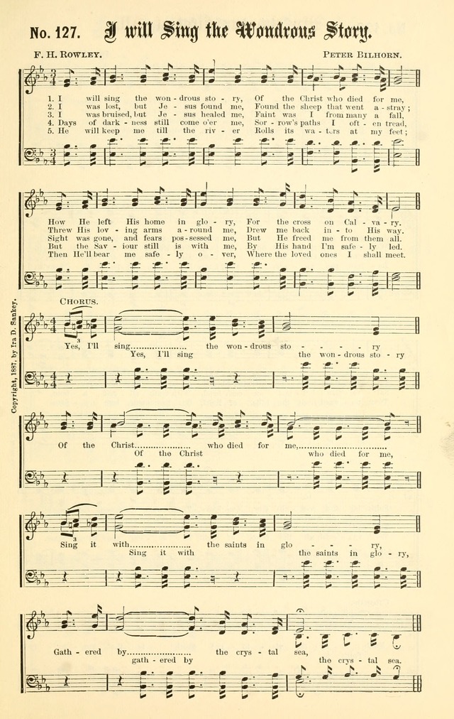 Sacred Songs No. 1: compiled and arranged for use in gospel meetings, Sunday schools, prayer meetings and other religious services page 129