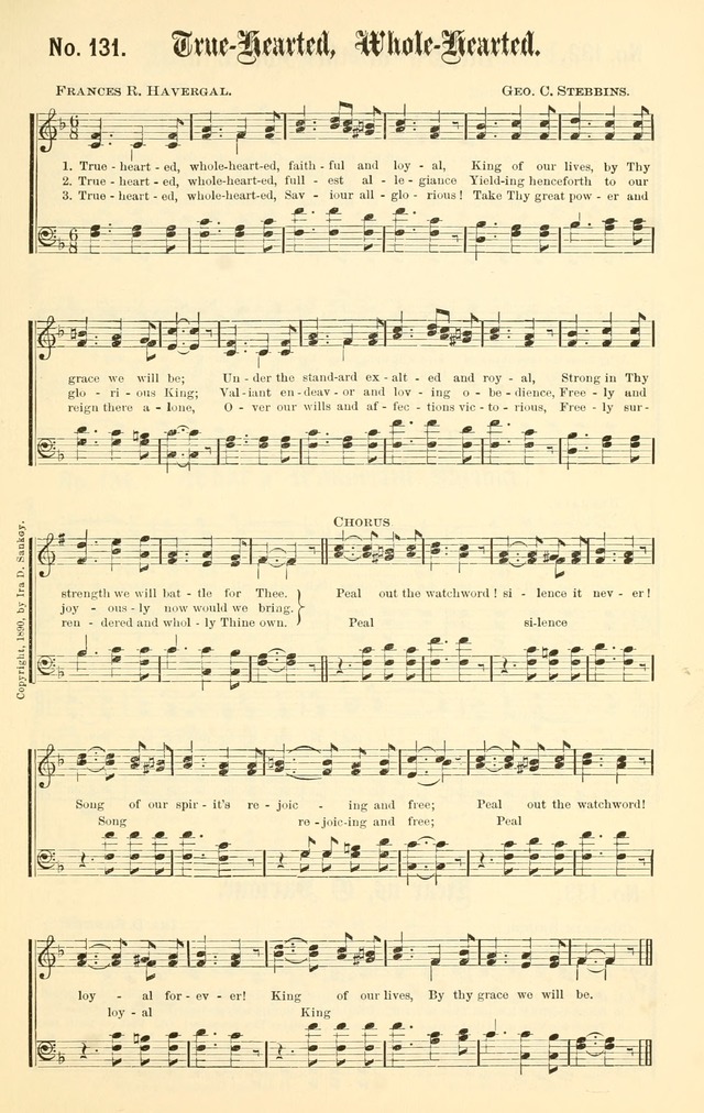 Sacred Songs No. 1: compiled and arranged for use in gospel meetings, Sunday schools, prayer meetings and other religious services page 133