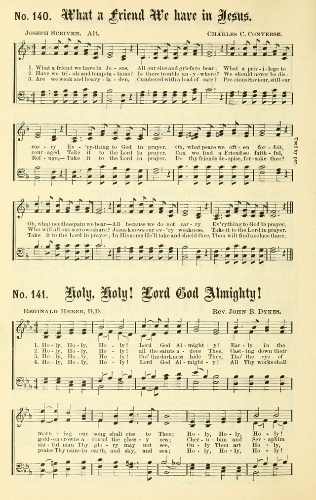 Sacred Songs No. 1: compiled and arranged for use in gospel meetings, Sunday schools, prayer meetings and other religious services page 140