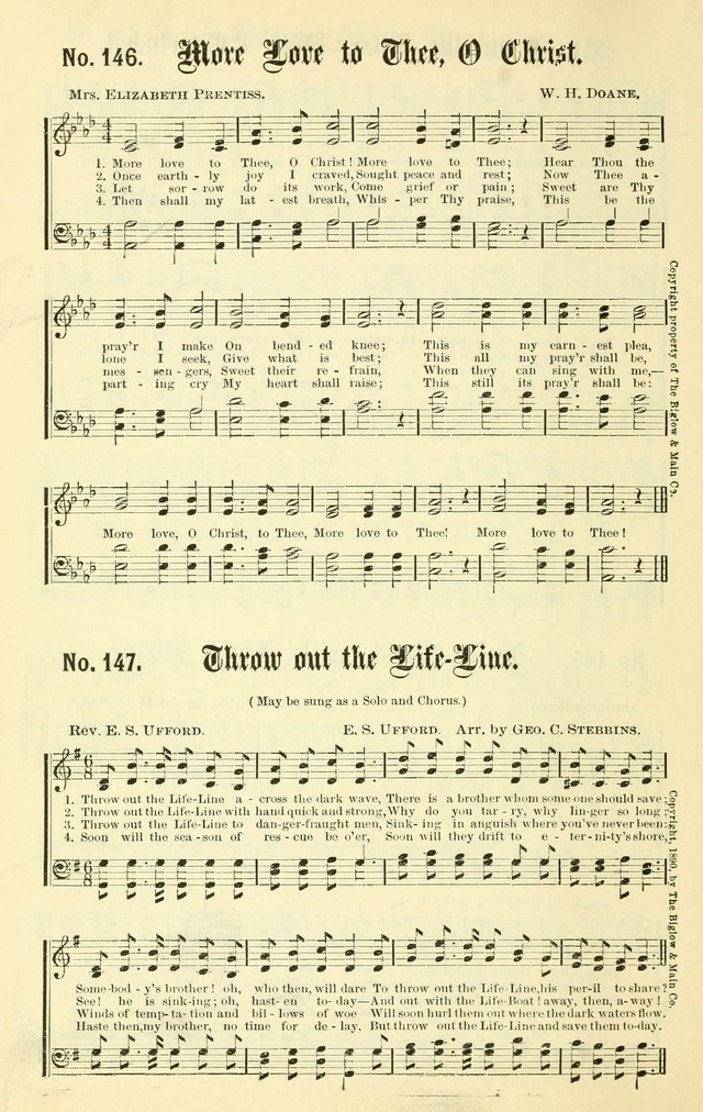 Sacred Songs No. 1: compiled and arranged for use in gospel meetings, Sunday schools, prayer meetings and other religious services page 144