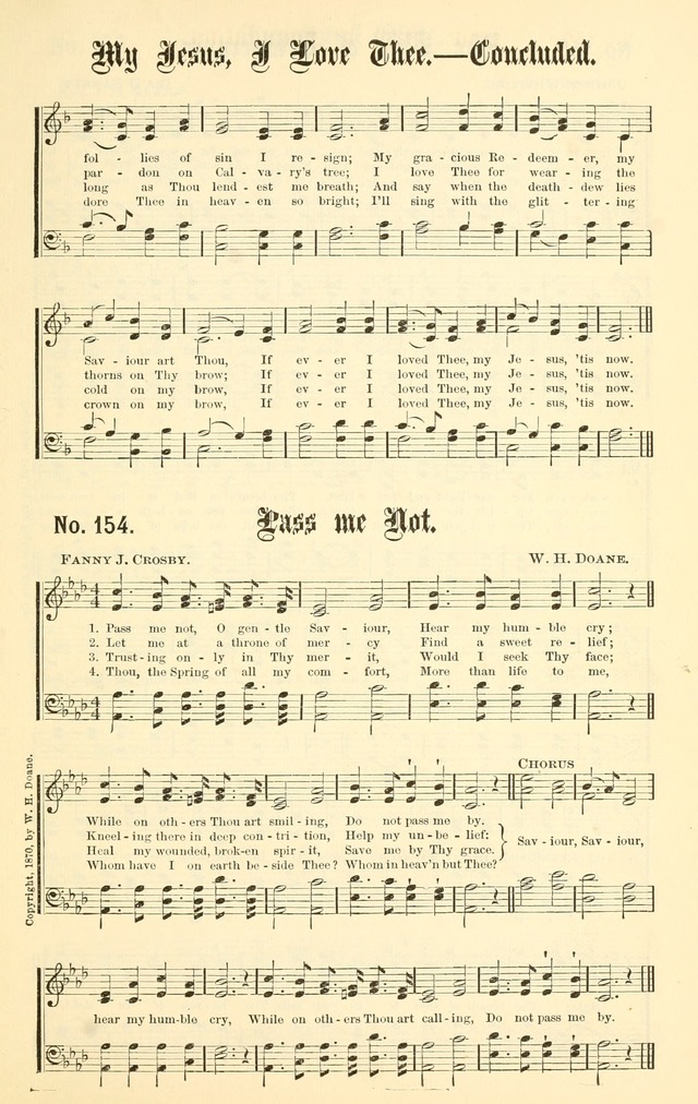 Sacred Songs No. 1: compiled and arranged for use in gospel meetings, Sunday schools, prayer meetings and other religious services page 149