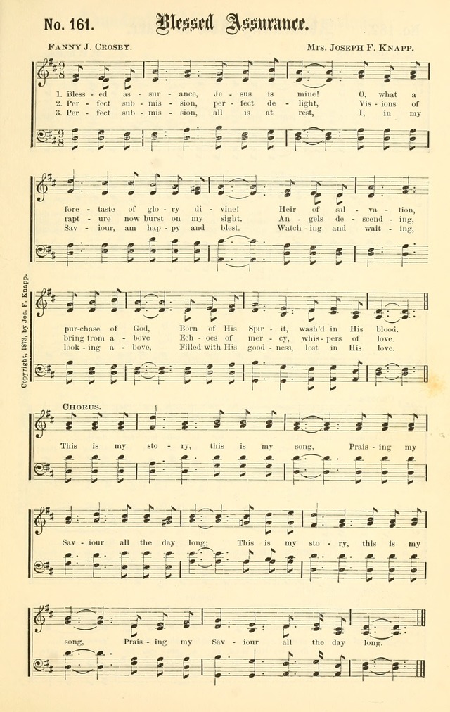 Sacred Songs No. 1: compiled and arranged for use in gospel meetings, Sunday schools, prayer meetings and other religious services page 155