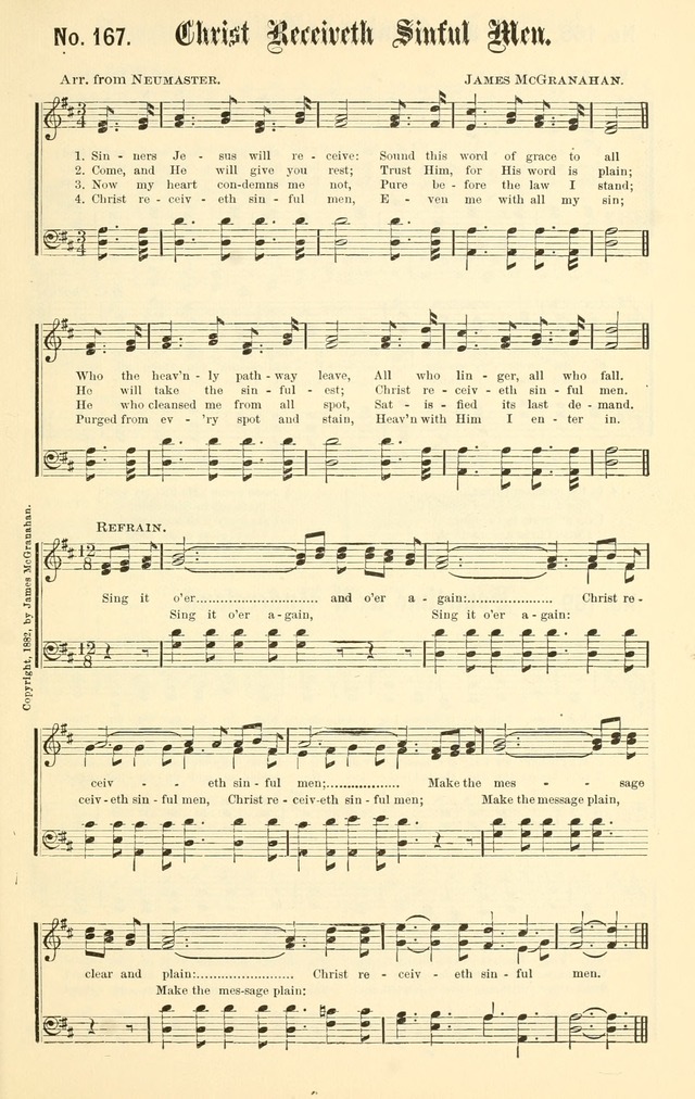 Sacred Songs No. 1: compiled and arranged for use in gospel meetings, Sunday schools, prayer meetings and other religious services page 161