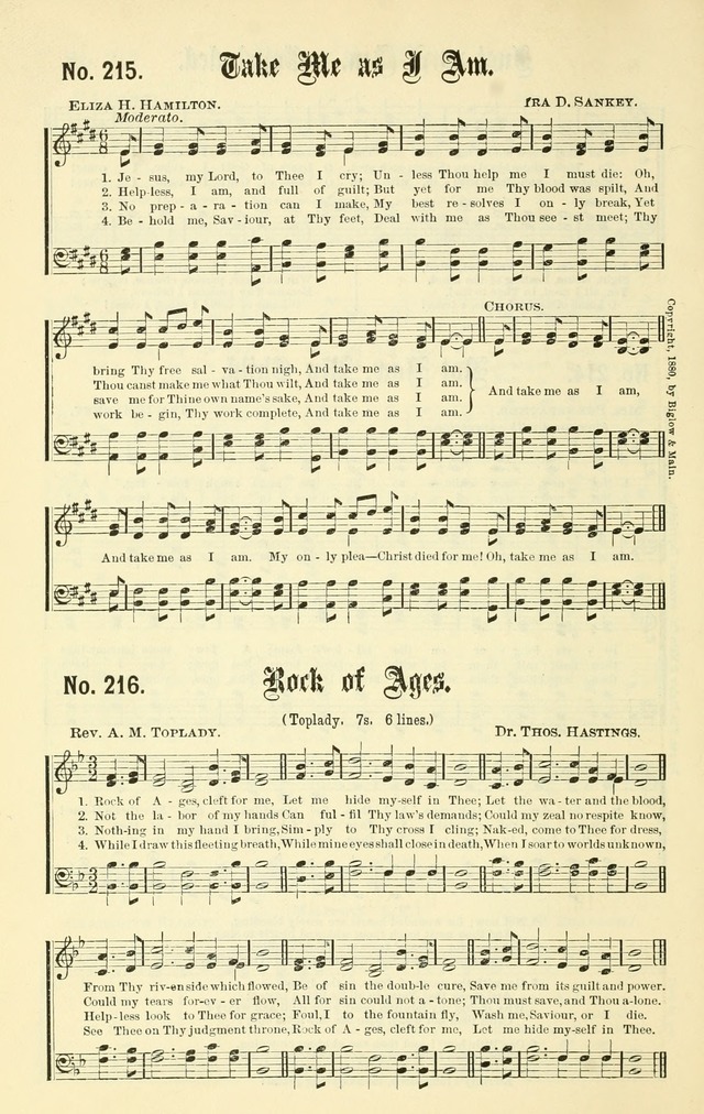 Sacred Songs No. 1: compiled and arranged for use in gospel meetings, Sunday schools, prayer meetings and other religious services page 192