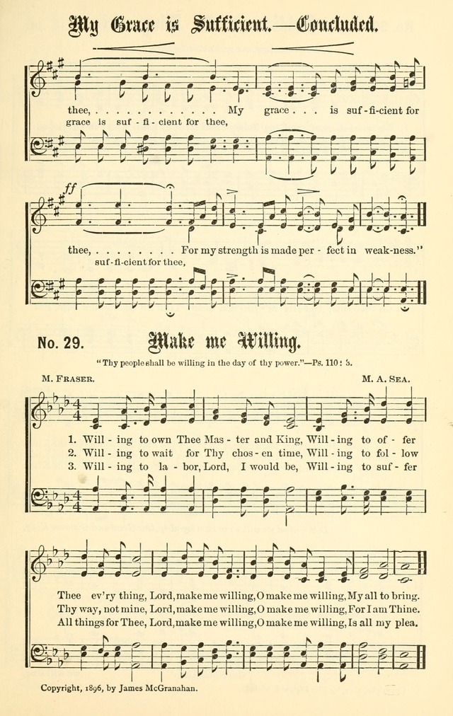 Sacred Songs No. 1: compiled and arranged for use in gospel meetings, Sunday schools, prayer meetings and other religious services page 29