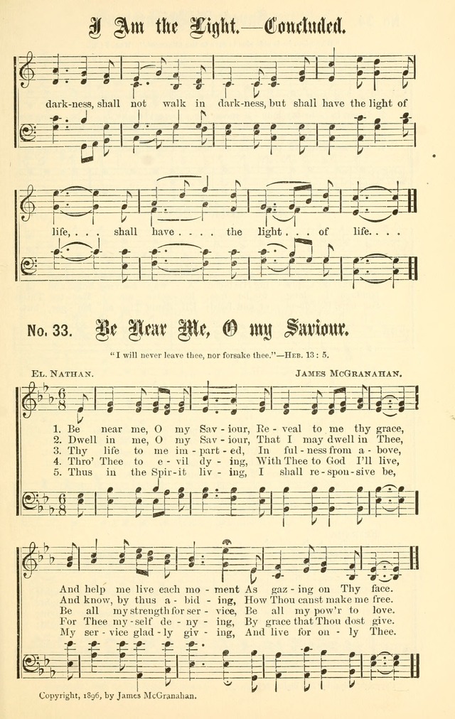 Sacred Songs No. 1: compiled and arranged for use in gospel meetings, Sunday schools, prayer meetings and other religious services page 33