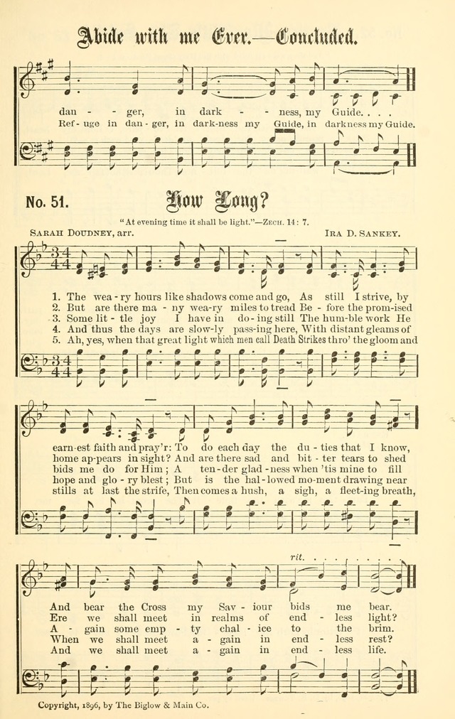 Sacred Songs No. 1: compiled and arranged for use in gospel meetings, Sunday schools, prayer meetings and other religious services page 51