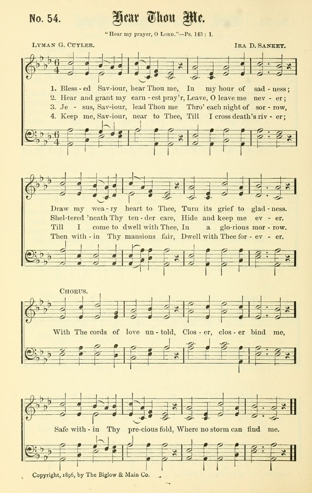 Sacred Songs No. 1: compiled and arranged for use in gospel meetings, Sunday schools, prayer meetings and other religious services page 54