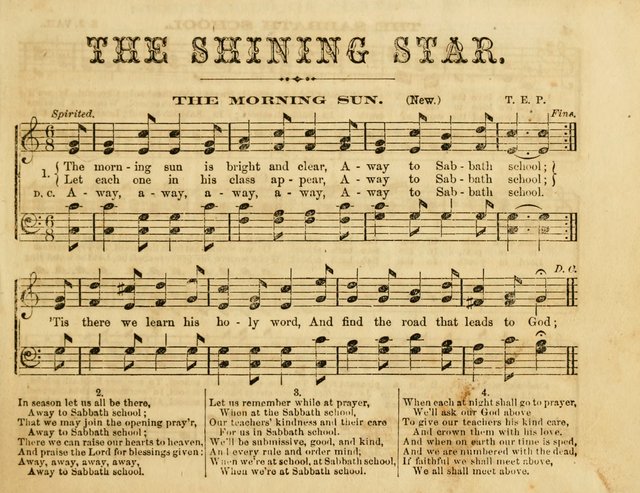 The Shining Star : A New Collection of Hymns and Tunes for Sunday Schools page 2